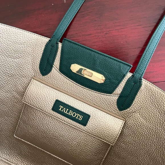 TALBOTS Skendell Leather Tote - Picture 2 of 8